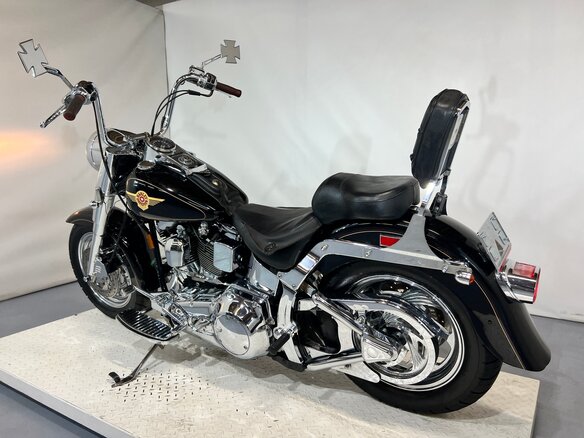 1998 Harley-Davidson Fat Boy, чёрный, 770000 рублей - вид 8