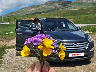 2013 Hyundai Santa Fe III, синий, 1690000 рублей, вид 1