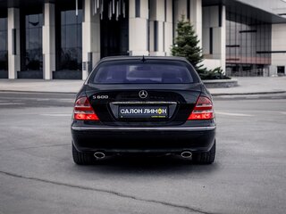2002 Mercedes-Benz S-Класс 600 Long IV (W220), чёрный, 9800000 рублей, вид 5