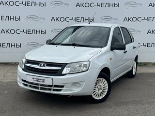 2013 Lada (ВАЗ) Granta I, белый, 420000 рублей, вид 1
