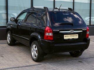 2007 Hyundai Tucson I, чёрный, 554000 рублей, вид 3