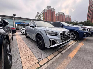 2023 Audi Q2 L 35 TFSI I Рестайлинг, голубой, 1600000 рублей, вид 2