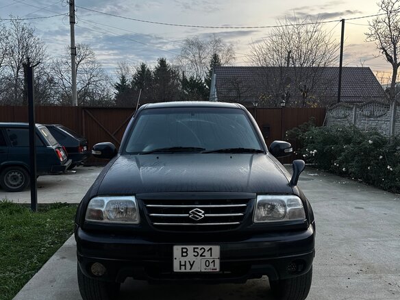 2003 Suzuki Escudo II, чёрный, 830000 рублей - вид 1