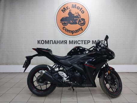 2019 Yamaha YZF-R3, чёрный, 489000 рублей, вид 1