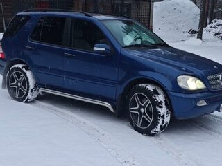 2002 Mercedes-Benz M-Класс 320 I (W163) Рестайлинг, синий, 970000 рублей, вид 5