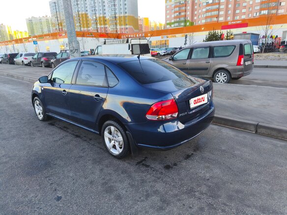 2012 Volkswagen Polo V, синий, 495000 рублей - вид 7