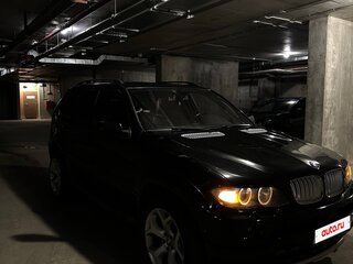 2004 BMW X5 4.4i I (E53) Рестайлинг, чёрный, 1200000 рублей, вид 1