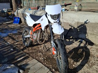 2023 Kayo Basic TT125, белый, 60000 рублей, вид 3