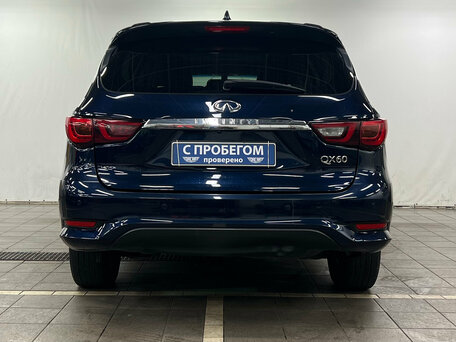 2018 Infiniti QX60 I Рестайлинг, синий, 2320000 рублей, вид 5