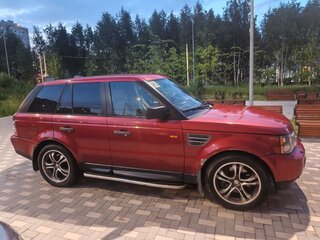 2007 Land Rover Range Rover Sport Supercharged I, красный, 850000 рублей, вид 4
