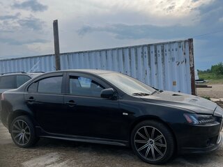 2008 Mitsubishi Lancer X, чёрный, 500000 рублей, вид 2