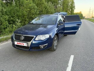 2009 Volkswagen Passat B6, синий, 850000 рублей, вид 3