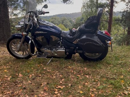 2007 Honda VTX 1300, синий, 700000 рублей, вид 3