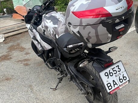 2015 Kawasaki ER-6F (Ninja 650R), серебристый, 515000 рублей, вид 2