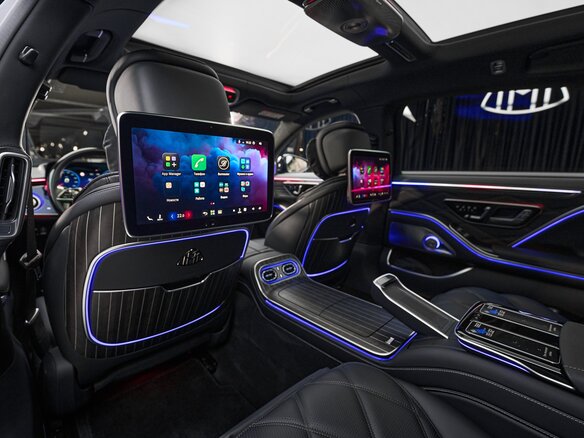 2026 Mercedes-Benz Maybach S-Класс 580 II (Z223) Рестайлинг, чёрный - вид 36