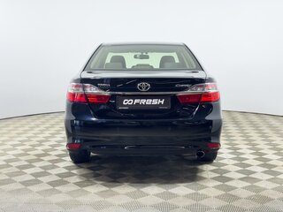 2015 Toyota Camry VII (XV50) Рестайлинг, чёрный, 1600000 рублей, вид 4