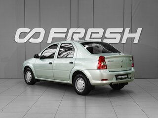 2014 Renault Logan I Рестайлинг, серебристый, 489000 рублей, вид 2