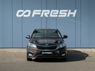 2016 Kia Rio III Рестайлинг, коричневый, 960000 рублей, вид 3