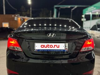 2014 Hyundai Solaris I Рестайлинг, чёрный, 670000 рублей, вид 4