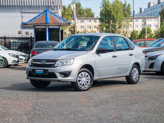 2017 Lada (ВАЗ) Granta I, серебристый, 429000 рублей, вид 2