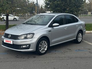 2019 Volkswagen Polo V Рестайлинг, серебристый, 1390000 рублей, вид 1
