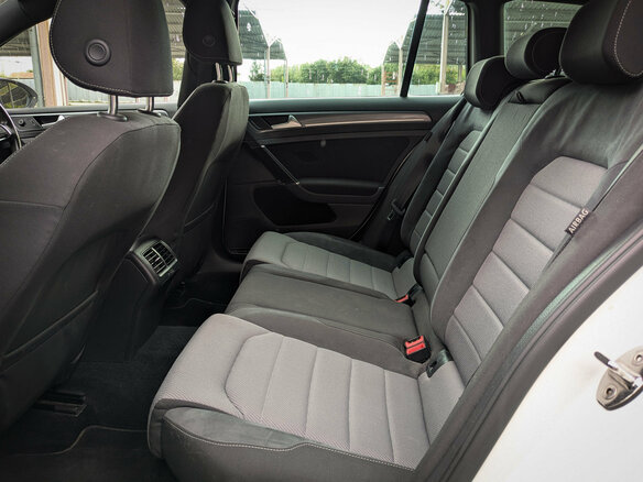 2014 Volkswagen Golf VII, белый - вид 10