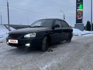 2008 Hyundai Accent ТагАЗ II, чёрный, 330000 рублей, вид 1