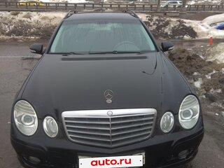2008 Mercedes-Benz E-Класс 220 III (W211, S211) Рестайлинг, чёрный, 1150000 рублей, вид 1