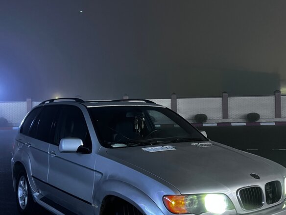 2002 BMW X5 3.0i I (E53), серебристый, 590000 рублей - вид 1