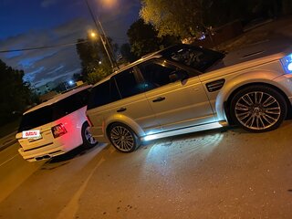 2007 Land Rover Range Rover Sport Supercharged I, серебристый, 1750000 рублей, вид 3