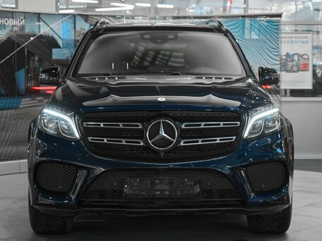 2016 Mercedes-Benz GLS 350 d I (X166), синий, 4049000 рублей, вид 2