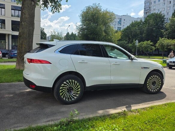 2019 Jaguar F-Pace I, белый - вид 4