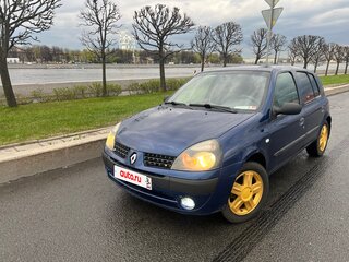 2003 Renault Clio II Рестайлинг 2, синий, 280000 рублей, вид 1