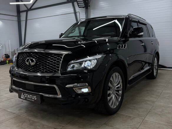 2016 Infiniti QX80 I Рестайлинг, чёрный, 4199000 рублей