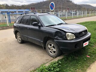 2004 Hyundai Santa Fe I, чёрный, 240000 рублей, вид 1