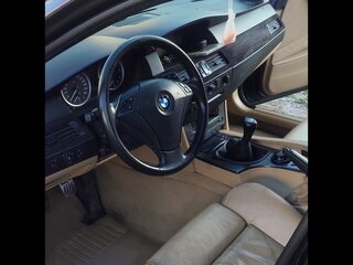 2003 BMW 5 серии 520i V (E60/E61), чёрный, 700000 рублей, вид 3