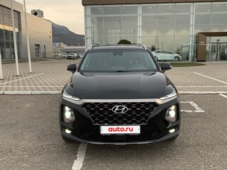 2019 Hyundai Santa Fe IV, чёрный, 3280000 рублей, вид 3