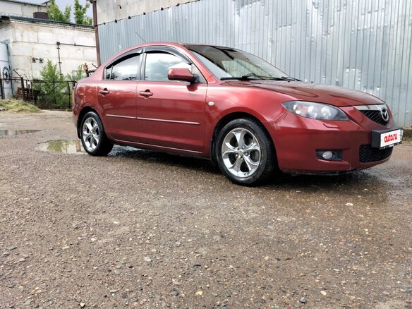 2008 Mazda 3 I (BK) Рестайлинг, красный, 580000 рублей - вид 2