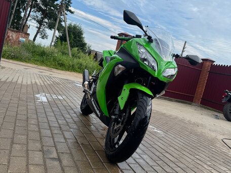 2014 Kawasaki Ninja 300, зелёный, 400000 рублей, вид 2