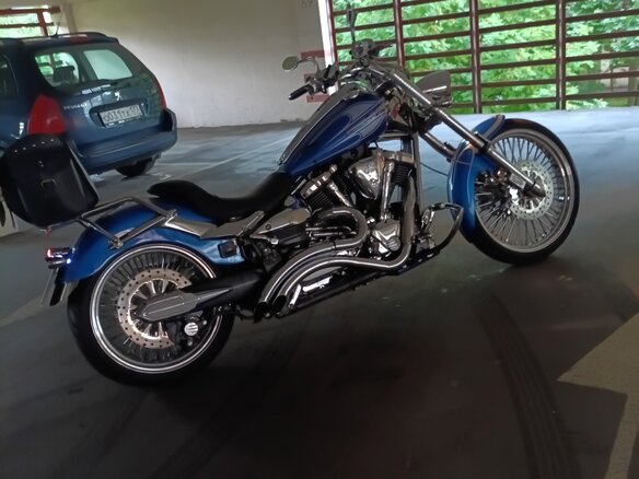 2008 Yamaha XV 1900, синий, 870000 рублей - вид 5
