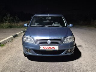 2011 Renault Logan I Рестайлинг, синий, 410000 рублей, вид 1