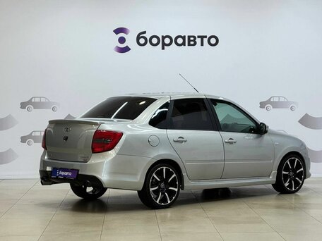 2016 Lada (ВАЗ) Granta Sport I, серебристый, 690000 рублей, вид 4
