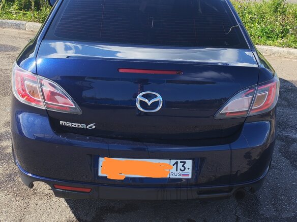 2007 Mazda 6 II (GH), синий, 600000 рублей - вид 2