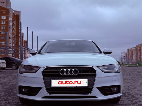 2013 Audi A4 IV (B8) Рестайлинг, белый, 1247000 рублей - вид 1