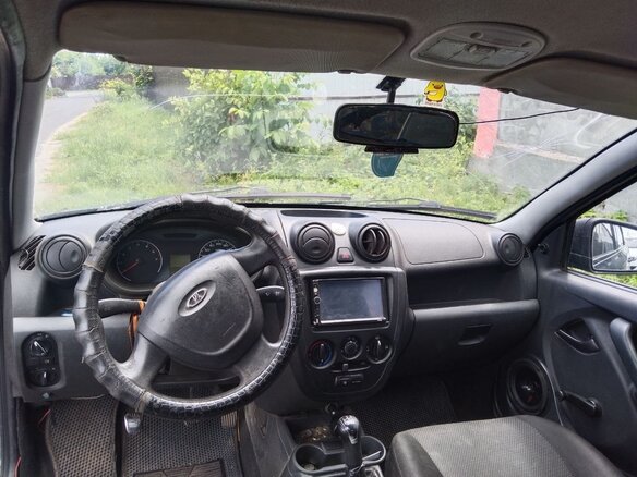 2014 Lada (ВАЗ) Granta I, синий, 345000 рублей - вид 5