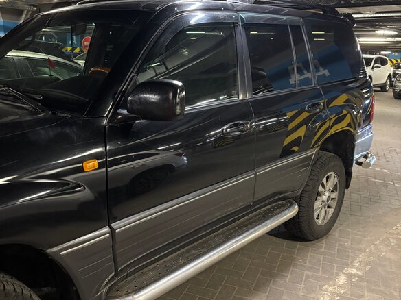 2003 Lexus LX 470 II Рестайлинг, чёрный - вид 12