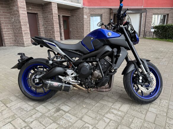 2017 Yamaha MT-09 (FZ-09), синий, 949000 рублей - вид 7