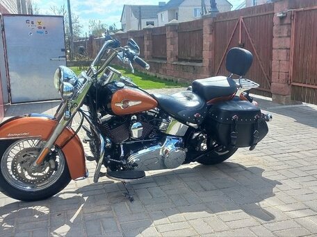 2015 Harley-Davidson Heritage, оранжевый, 1170000 рублей, вид 4