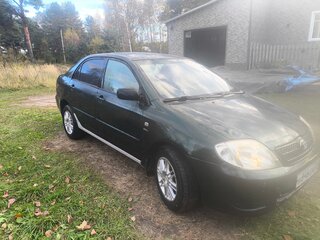2003 Toyota Corolla IX (E120, E130), зелёный, 205000 рублей, вид 2