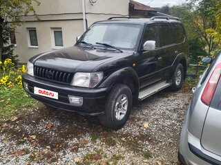 1998 Toyota Land Cruiser Prado 90 Series, чёрный, 1000000 рублей, вид 1